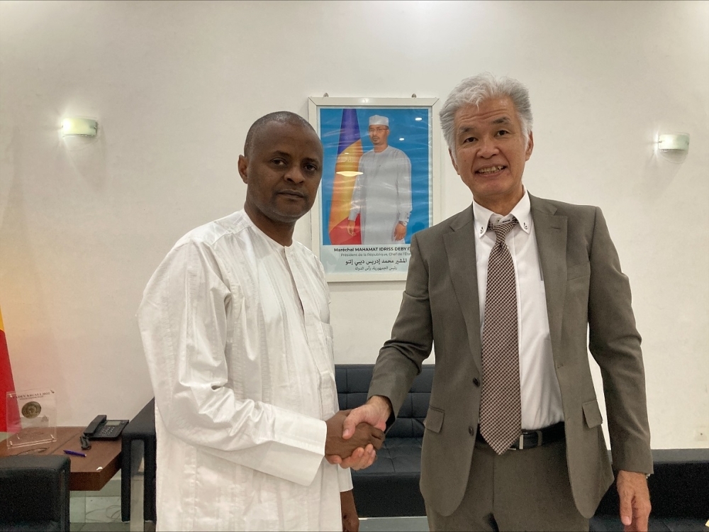 H.E. MINAMI Kentaro and Mr. Tahir Hamid Ngirin
